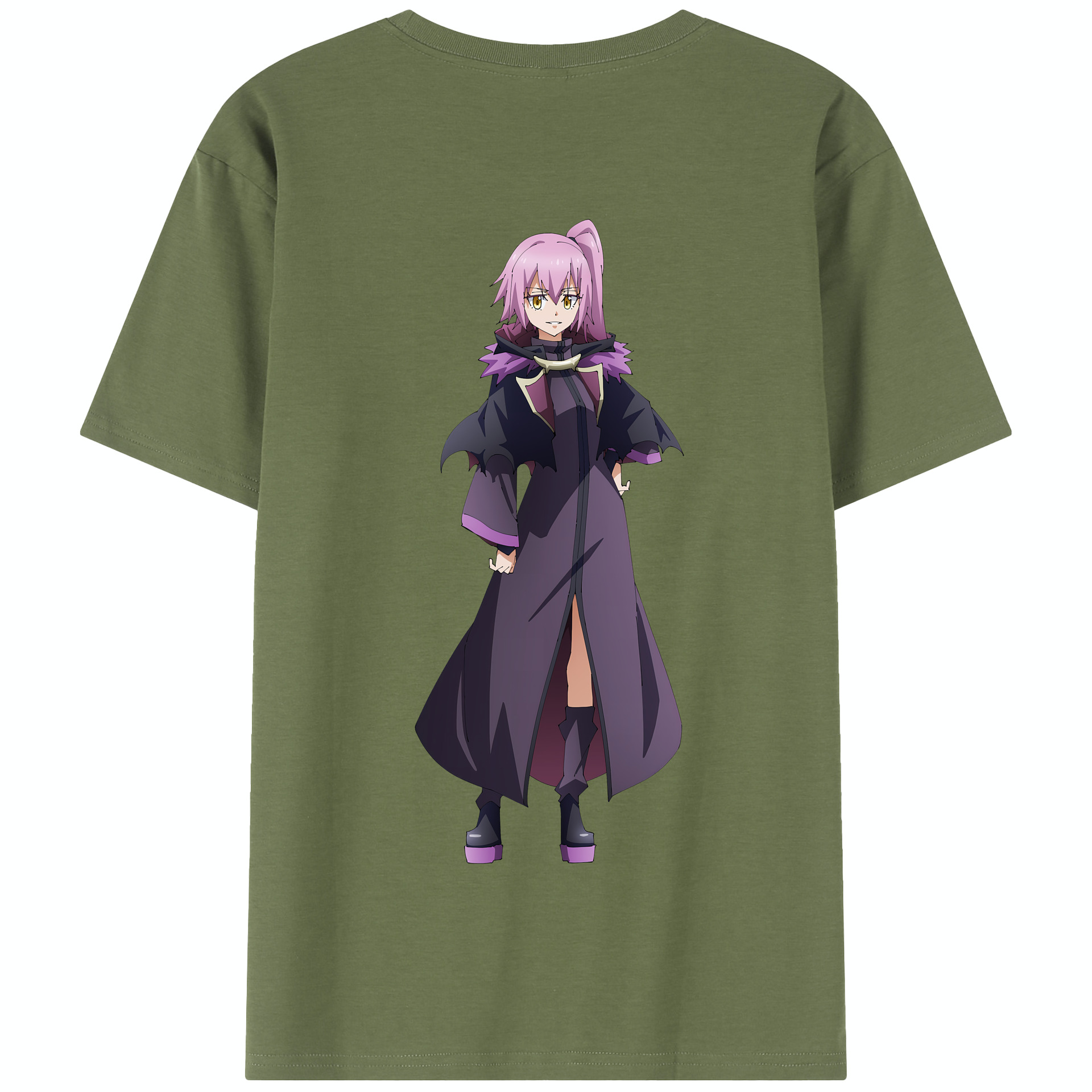 （画像用） 転スラ Regarding Reincarnated to Slime 綿100％半袖Tシャツ（背面プリント）